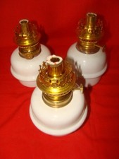 lot de 3 lampes à pétrole en