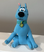 TOY FACTORY SCOOBY DOO 9" NEON BLUE SCOOBY DOO PLUSH