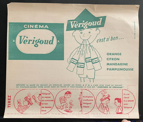 Buvard publicitaire verigoud - publicitaire, "