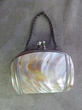 NICE LITTLE WALLET, antique mother-of-pearl.
