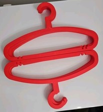 Ikea Hemlis Adult Red Hangers - Rare - Discontinued - Lot of 12