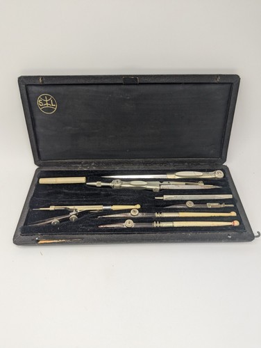 Boite ancien compas - ,, beaux