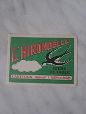 ANCIENNE ÉTIQUETTE BIERE DE