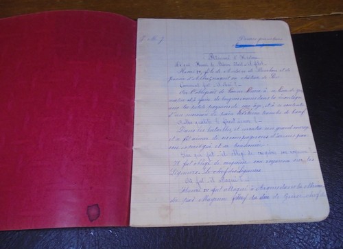 Ancien cahier devoirs - ancien,