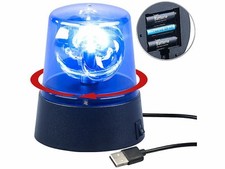 Gyrophare bleu 360° USB ou à