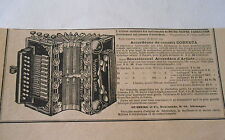 1909 Corneta Pub Avert Concert Accordions