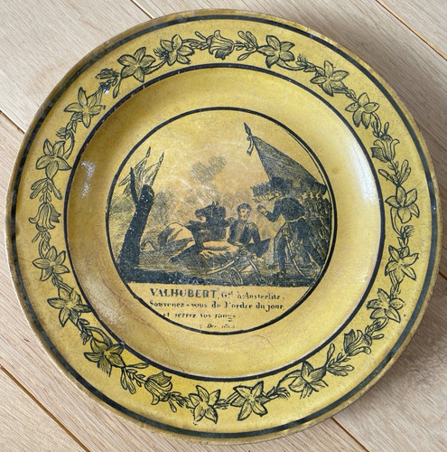 Assiette parlante faïence - assiette,