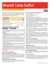 Lime Sulfur 29% Calcium Polysulfide Concentrate