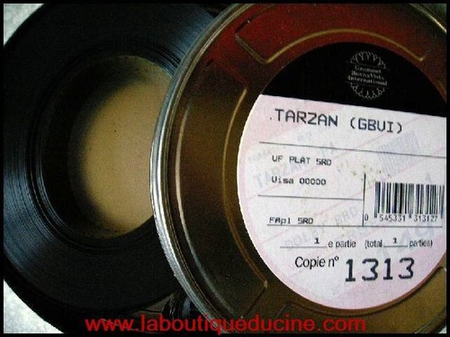 Tarzan pellicule cinéma - pellicule,
