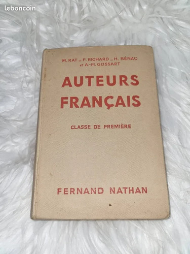 Livre scolaire ancien auteurs - scolaire,