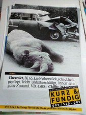 Affiche motif court et trouvé : Chevrolet - annonces gratuites DIN A0 TOP !