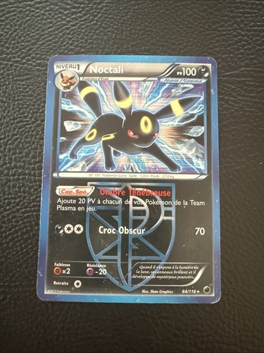 Carte pokémon noctali - pokémon, holo