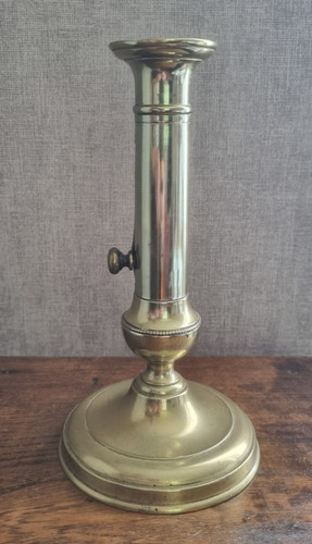 Bougeoir ancien cuivre - bougeoir, en