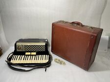 Scandalli Model 249/43 Piano Accordion 120-Bass 41-Key 2-Treble Switches w/Case