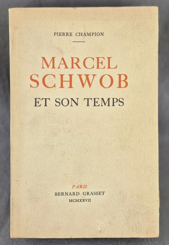 Pierre champion marcel schwob - champion, "marcel