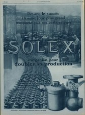 1925 Solex Goudard & Mennesson Antique Carburettors Magazine Issue