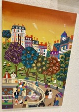 Marc Svadic Peinture Art Naïf