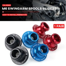 M6 Swingarm Spools Sliders For Aprilia Tuareg 660 Tuono 1000R Caponord 1200 RS50