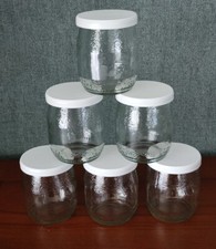 LOT 6 POTS DE YAOURTS AVEC COUVERCLE