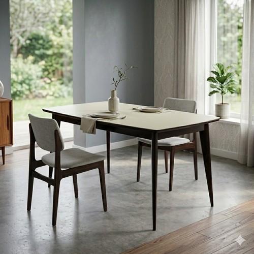 Table vintage hêtre - table,