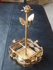 RARE VINTAGE Italy TOLE Gold