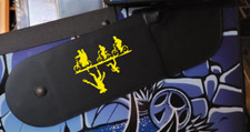 Stern Stranger Things Lighted Magnetic Hinge Covers pinball machine YELLOW-1583
