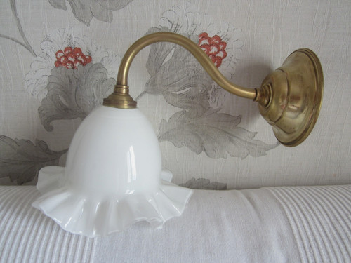 Tulipe ancienne applique col - applique,