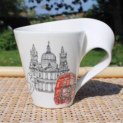 Mug tasse porcelaine de - /, en