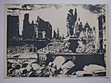 PAN WALTHER, 1921 DRESDEN - 1987 BANGKOK. SCREEN PRINT ""DRESDEN 1945"". Sign.