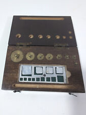 12 POIDS LAITON 0.1g à 50g -