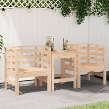 Lot de 2 Chaises de Jardin