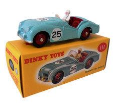 Triumph TR2 Sports bleu DINKY