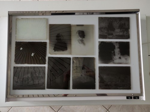 Boite photo plaque verre - photo,