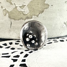 Erik Granit Modernist Ring sterling silver 925 Mid Century Retro Finland