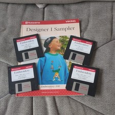 4 Disquettes 100 broderie