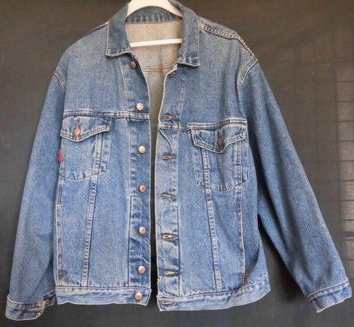 Vintage blouson denim - denim, bomber