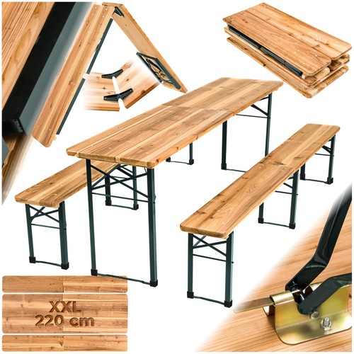 Tectake ensemble table - de, de