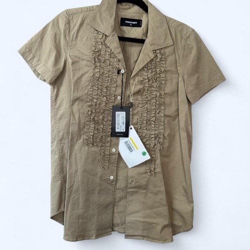 Dsquared2 tan blouse - tan, nwt