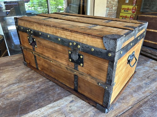 Malle voyage bois 1900 - de, 1900-
