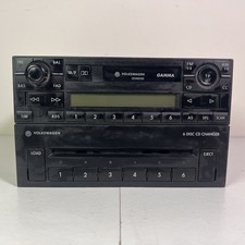 2003 Volkswagen Golf Passat Gamma Radio Cassette Player Head Unit + 6 CD Changer