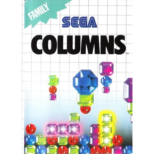 Jeu sega master system - sega, columns
