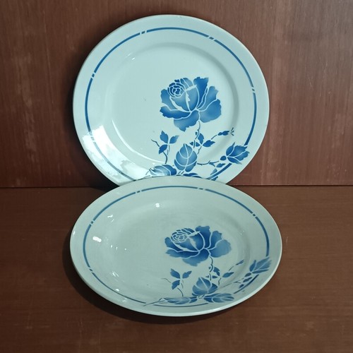 Paire assiettes plates - d’assiettes,