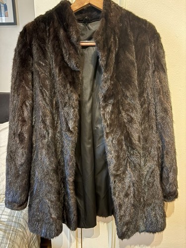 Manteau fourrure vison - fourrure,
