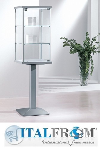 Vitrine avec piédestal - avec,