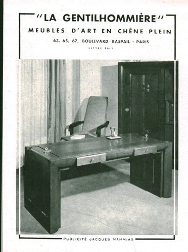 Publicité ancienne meubles