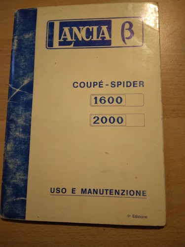 Lancia beta coupé spider - beta, 1600