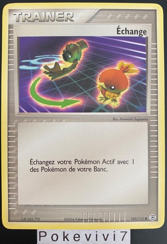 Carte pokemon echange 102 112 - carte,