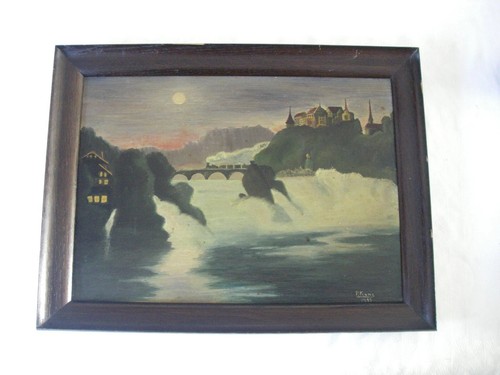 Tableau signé kunz pleine - tableau,