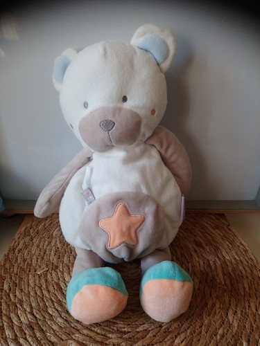 Peluche doudou ours - , vert