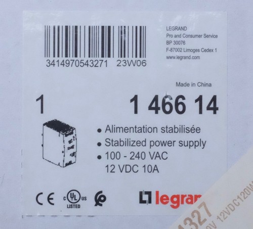 Legrand 466 alimentation - 1, 14